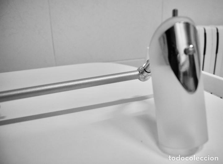 Vintage: Aplique gris y cromo con tres tulipas - Foto 8