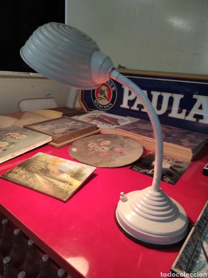 Vintage: L&aacute;mpara o flexo vintage de sobremesa - Foto 3