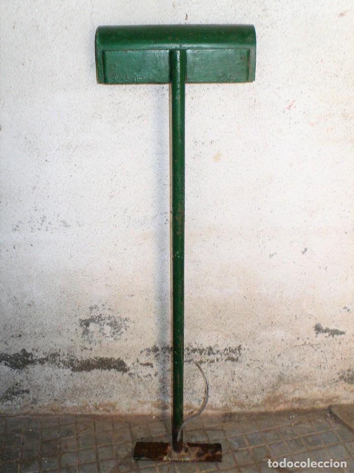 Vintage: LUZ DE JARDIN EN HIERRO (SOPORTE) - Foto 2