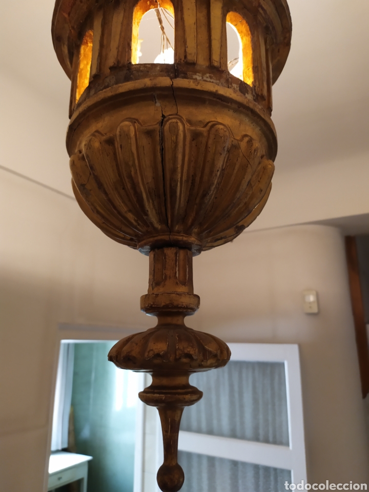 Vintage: L&aacute;mpara techo s. XVII - Foto 3