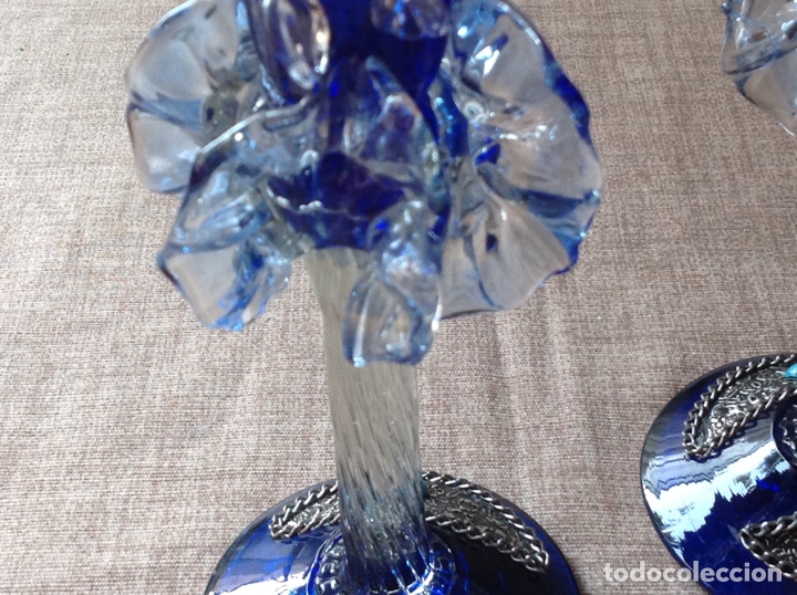 Vintage: Candelabros cristal MURANO - Foto 5