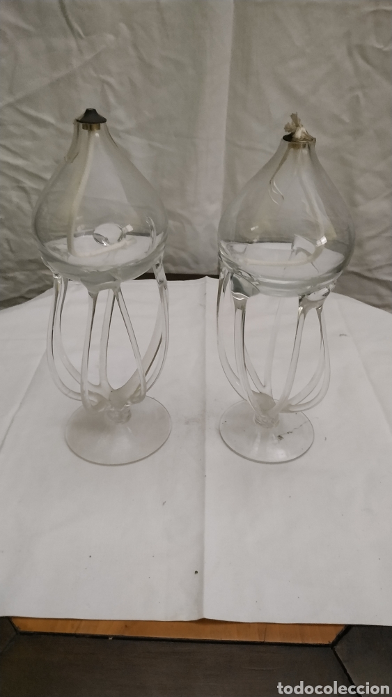 Vintage: L&aacute;mparas de aceite - Foto 1