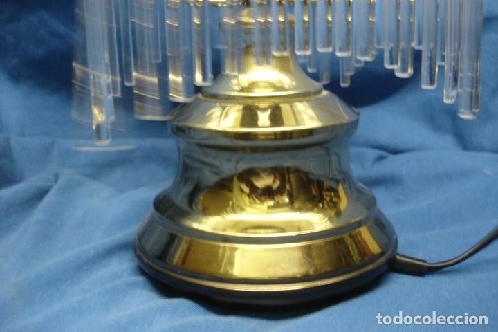 Vintage: LAMPARA MESA CON CRISTALES - Foto 4