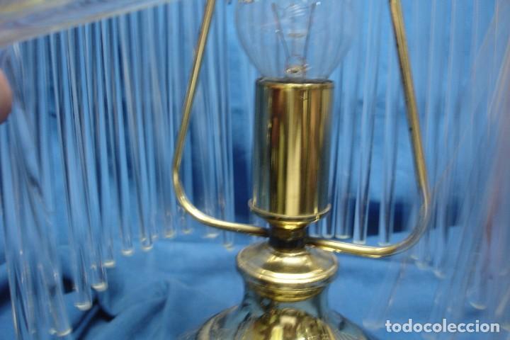 Vintage: LAMPARA MESA CON CRISTALES - Foto 10