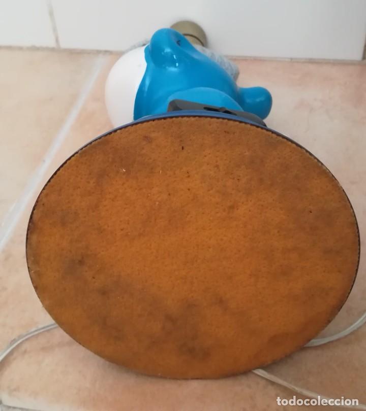 Vintage: L&Aacute;MPARA PITUFO - FUNCIONANDO - Foto 10
