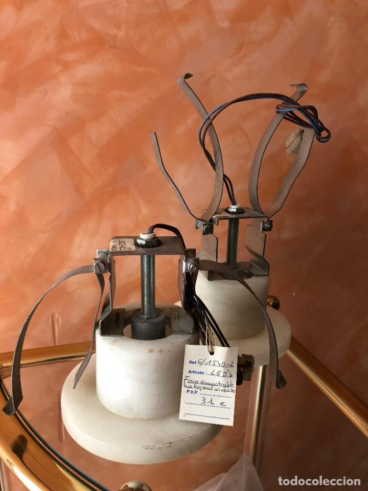 Vintage: Focos empotrables alabastro NUEVOS - Foto 3