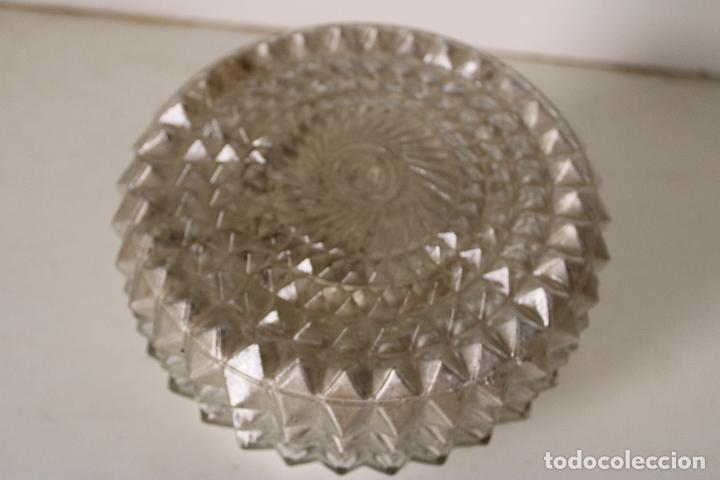 Vintage: lampara de techo antiguo plafom de cristal - Foto 2