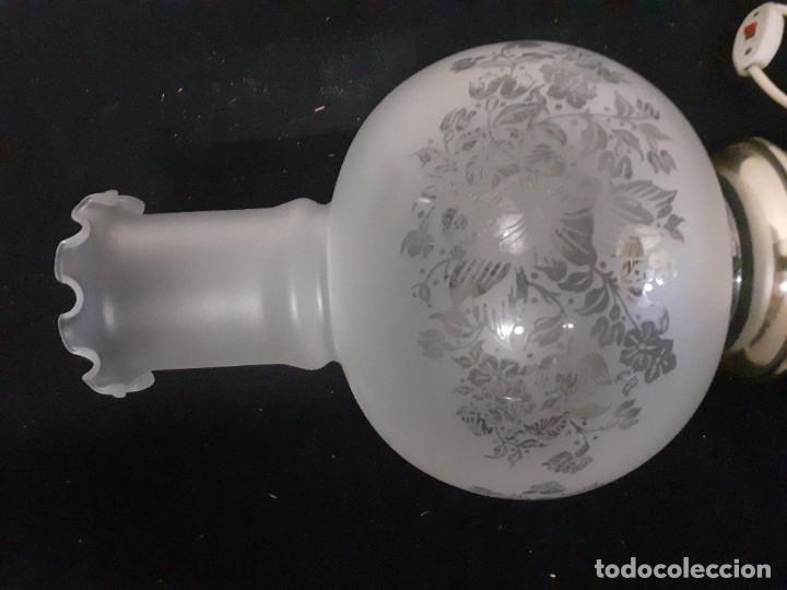 Vintage: Lampara quinqu&eacute; sobremesa - Foto 5