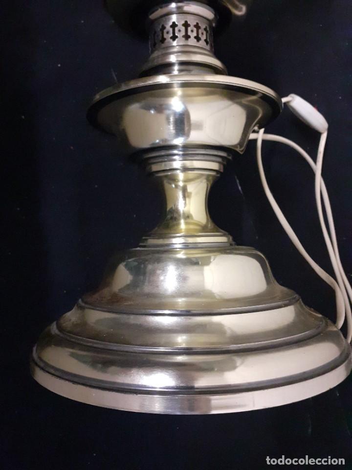 Vintage: Lampara quinqu&eacute; sobremesa - Foto 7