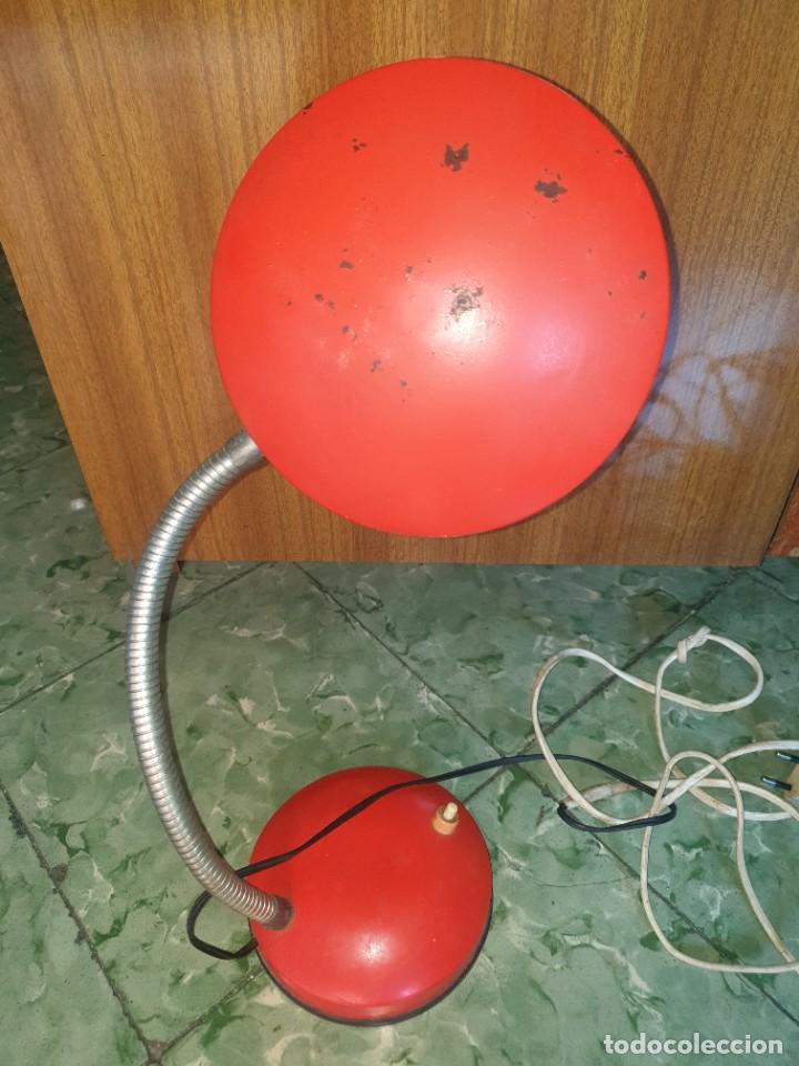 Vintage: LAMPARA ROJA A&Ntilde;OS 70 - Foto 11