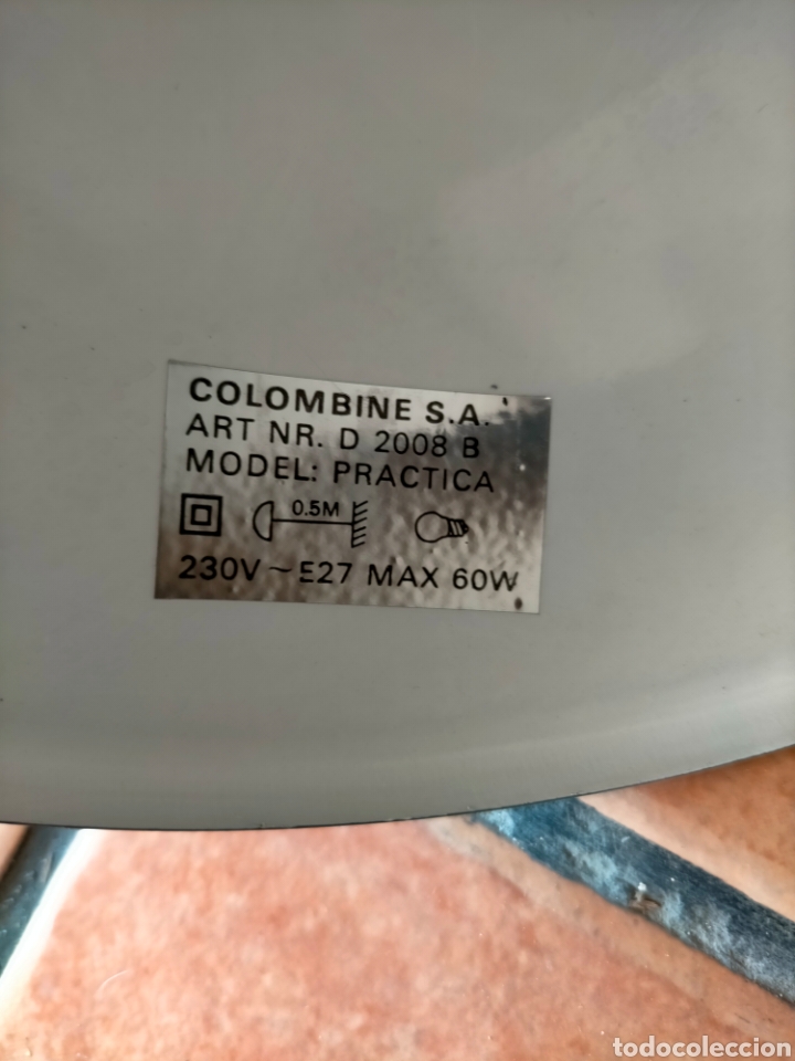 Vintage: FLEXO ARTICULADO LAMPARA DE MESA. COLOMBINE MODELO PRACTICA - Foto 4