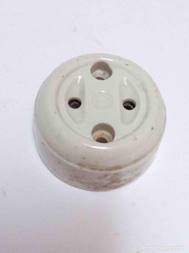 Vintage: ENCHUFE DE PORCELANA - Foto 4