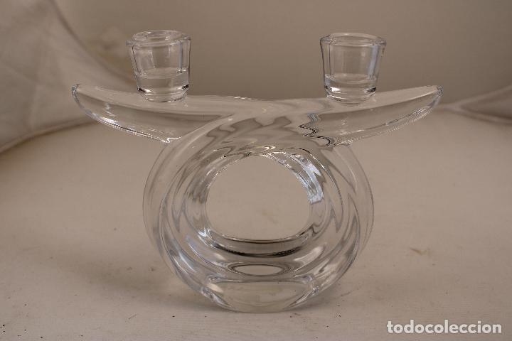 Vintage: candelabro de cristal - Foto 1