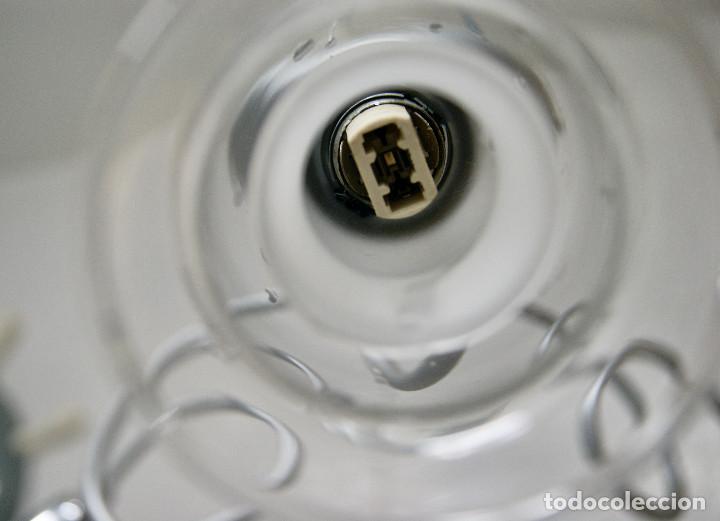 Vintage: lampara de techo gris y cristal - Foto 11