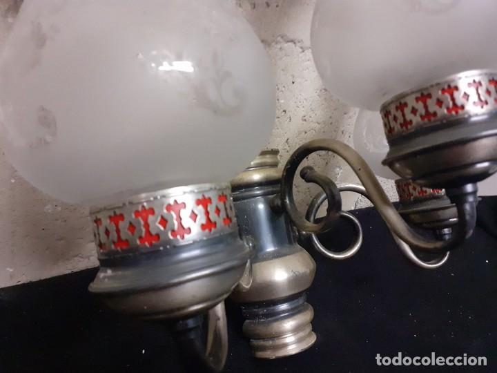 Vintage: Aplique de pared con globos al acido tulipas - Foto 5