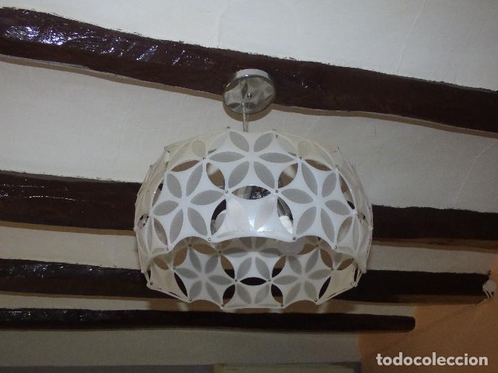 Vintage: Lampara,estilo a&ntilde;os 70. - Foto 4