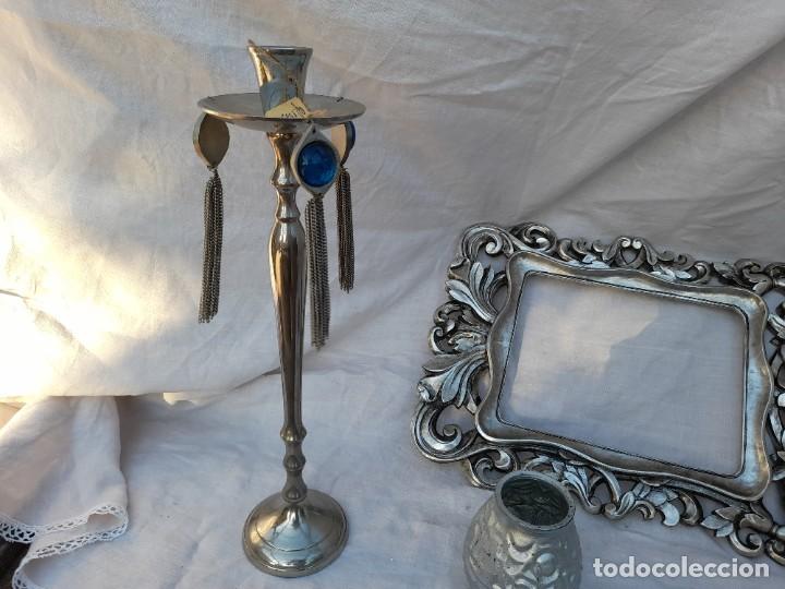 Vintage: Candelero de metal - Foto 2