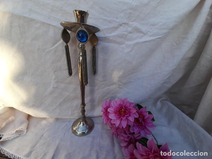 Vintage: Candelero de metal - Foto 3