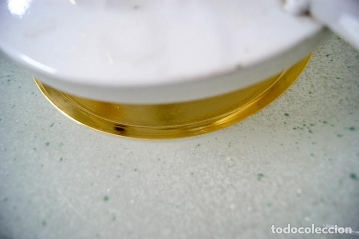 Vintage: lampara de techo dorada, cristal y cristal de roca - Foto 14