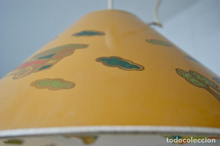 Vintage: lampara de techo pantalla infantil - Foto 9
