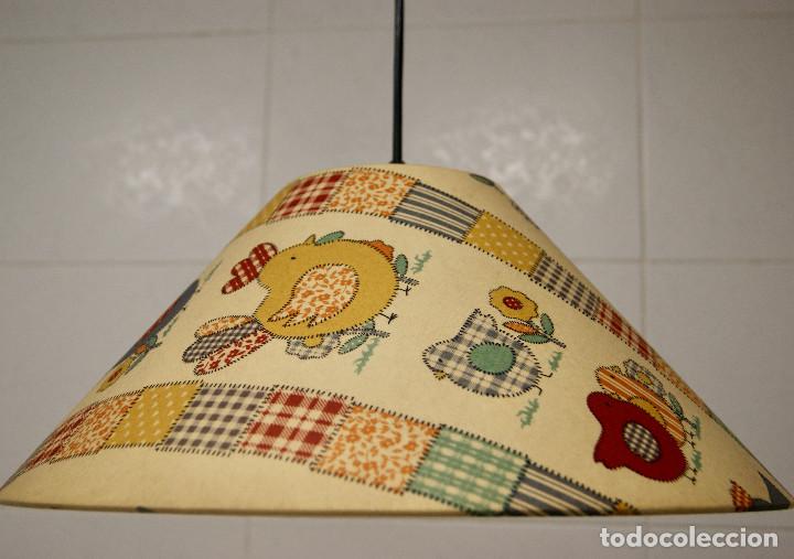 Vintage: lampara de techo pantalla infantil - Foto 1