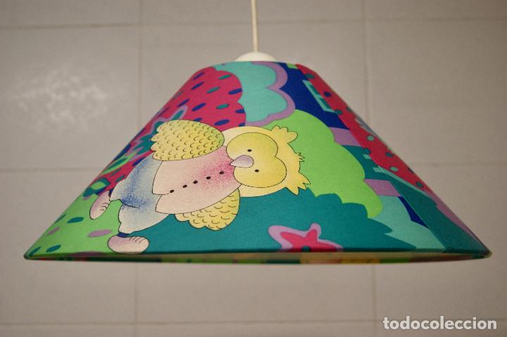 Vintage: lampara de techo pantalla infantil - Foto 1
