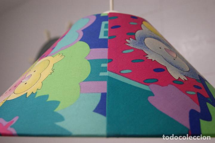 Vintage: lampara de techo pantalla infantil - Foto 6