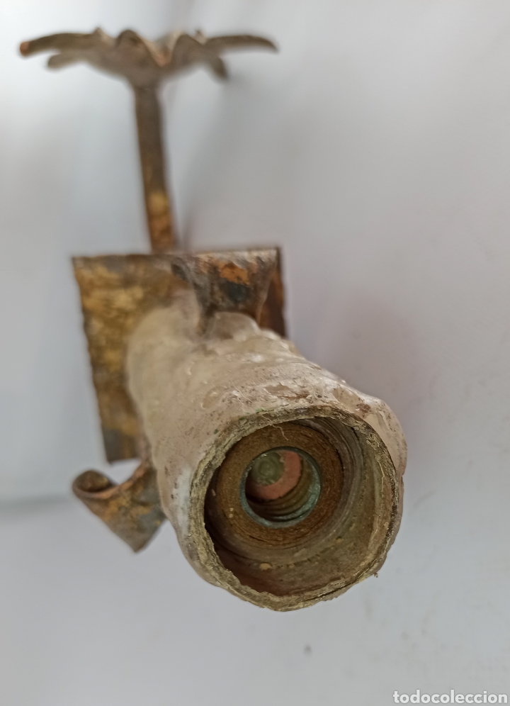 Vintage: aplique simula candelabro y vela - Foto 9