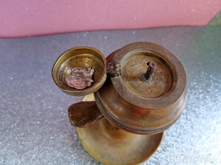 Vintage: LAMPARA DE ACEITE ANTIGUA - Foto 3