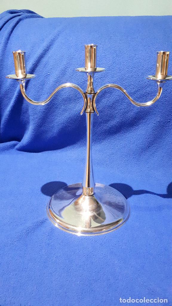 Vintage: CANDELABRO 3 BRAZOS - Foto 2
