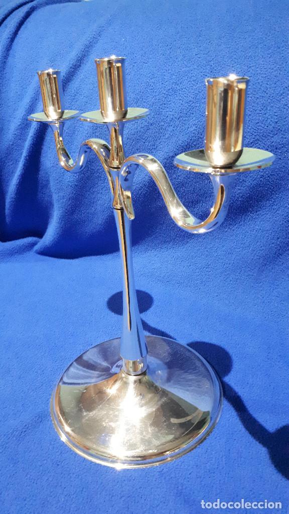 Vintage: CANDELABRO 3 BRAZOS - Foto 4
