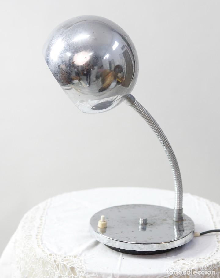 Vintage: Flexo cromado space age, eyeball. - Foto 1