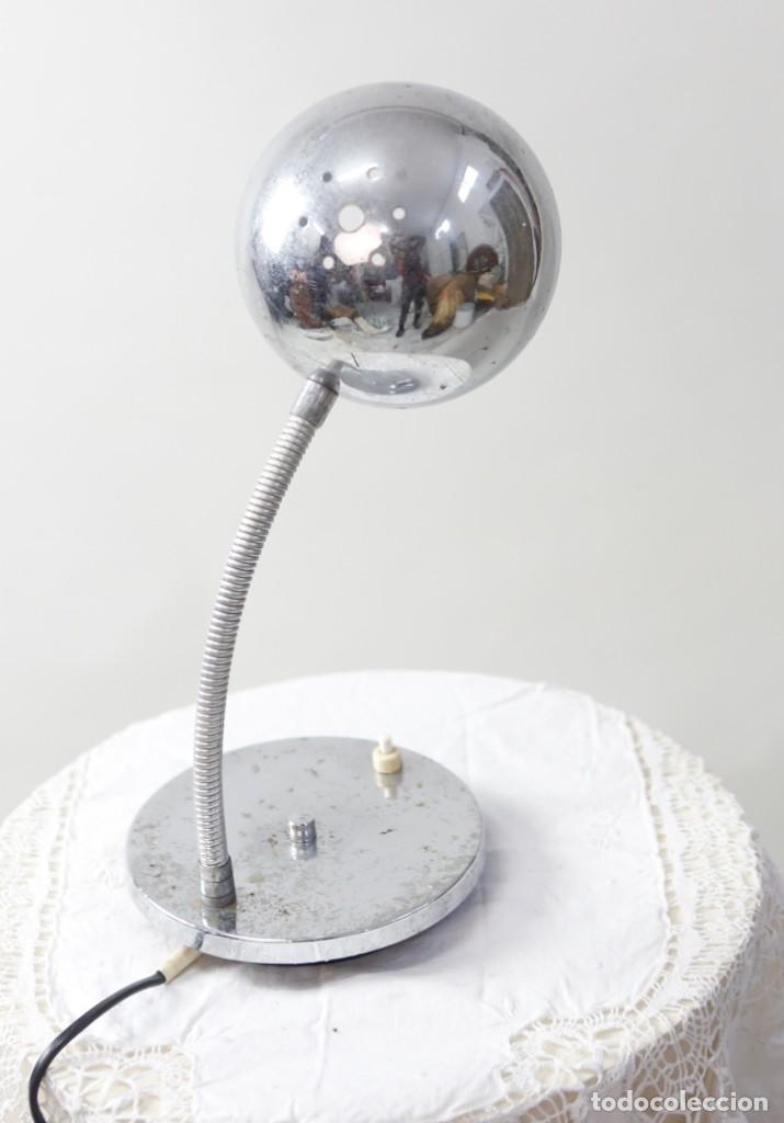 Vintage: Flexo cromado space age, eyeball. - Foto 3