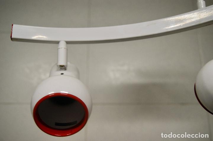 Vintage: lampara de techo blanca y rojo - Foto 7
