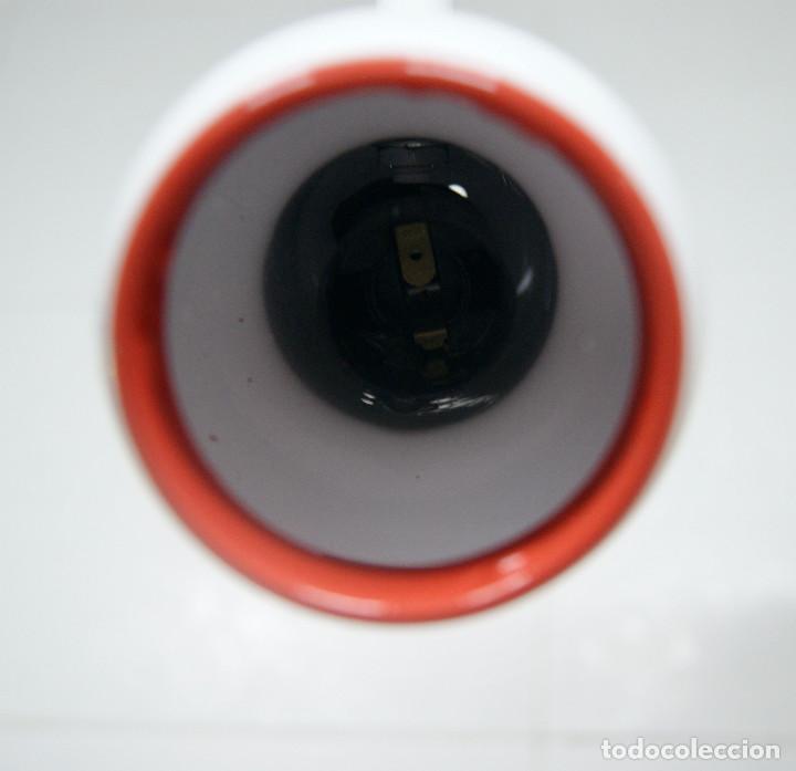 Vintage: lampara de techo blanca y rojo - Foto 12