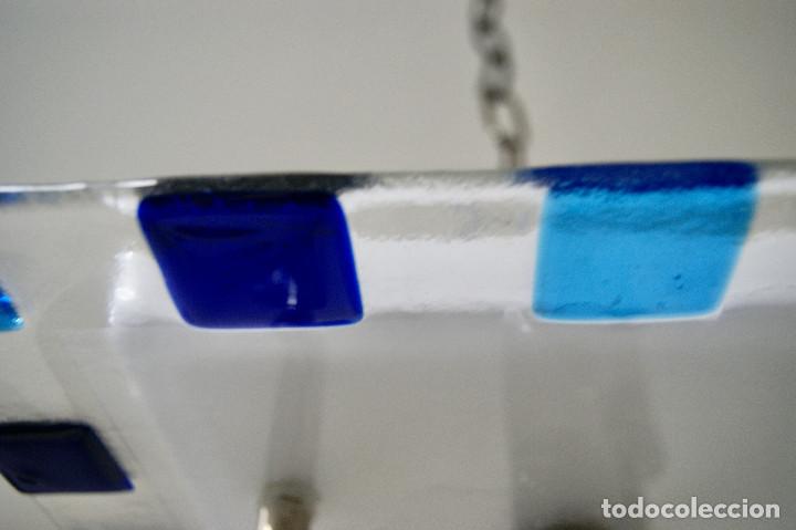Vintage: lampara de techo cristal y cromo - Foto 11