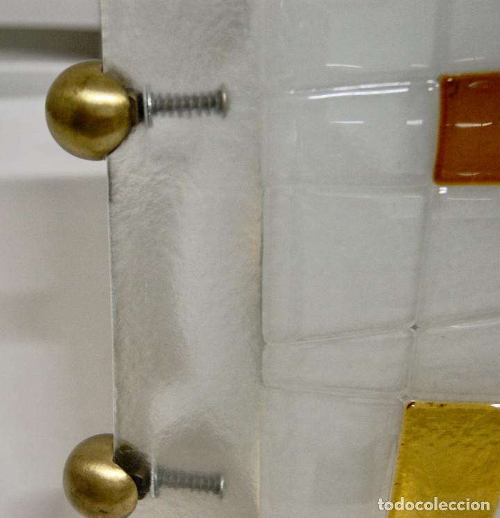 Vintage: plaf&oacute;n cristal y oro mate - Foto 4