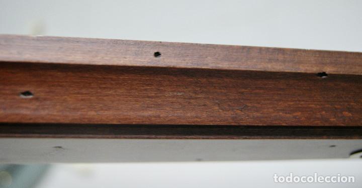 Vintage: lampara de techo madera y color bronce - Foto 9