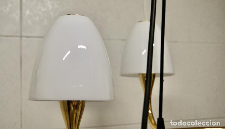 Vintage: lampara de techo oro brillo, blanco y negro - Foto 4
