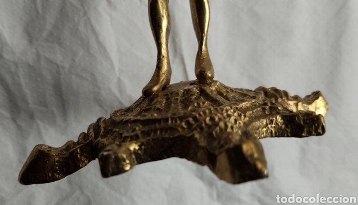 Vintage: 2 candelabros bronce - Foto 7