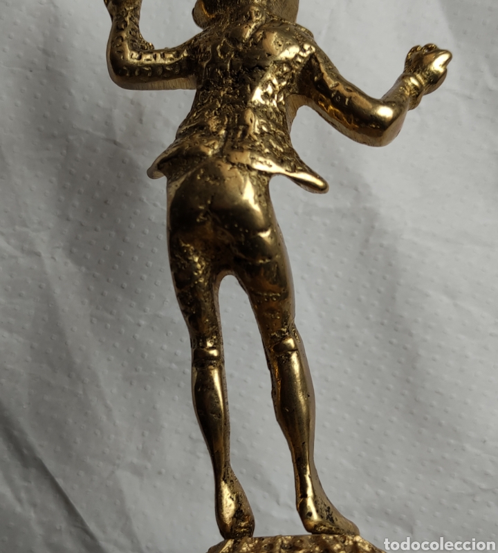 Vintage: 2 candelabros bronce - Foto 12