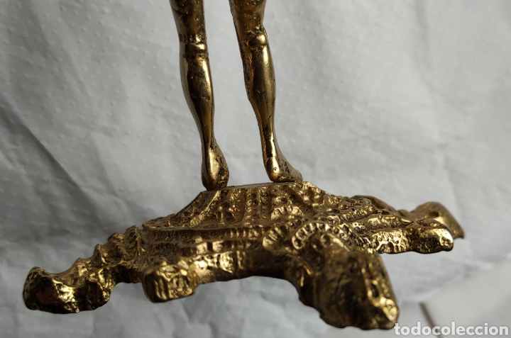 Vintage: 2 candelabros bronce - Foto 13