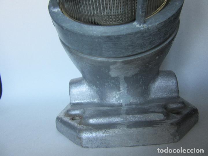 Vintage: LAMPARA INDUSTRIAL APLIQUE DE BARCO - Foto 8