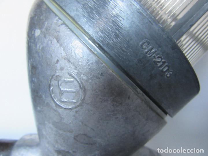 Vintage: LAMPARA INDUSTRIAL APLIQUE DE BARCO - Foto 12