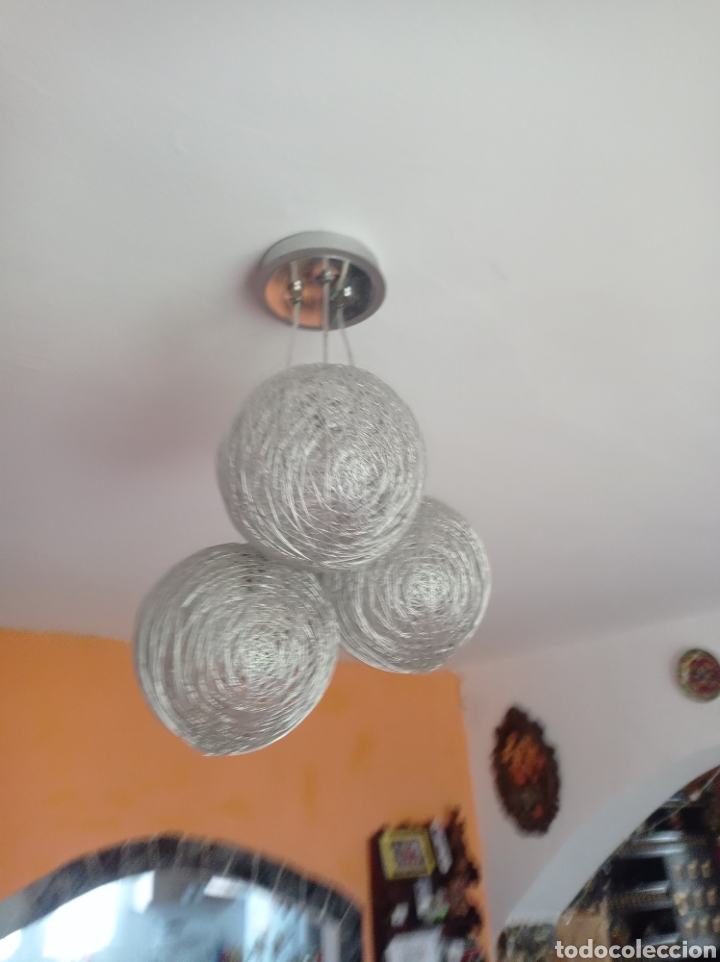 Vintage: Lampara de dise&ntilde;o vintage aluminio bolas - Foto 7