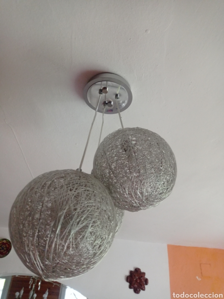 Vintage: Lampara de dise&ntilde;o vintage aluminio bolas - Foto 8