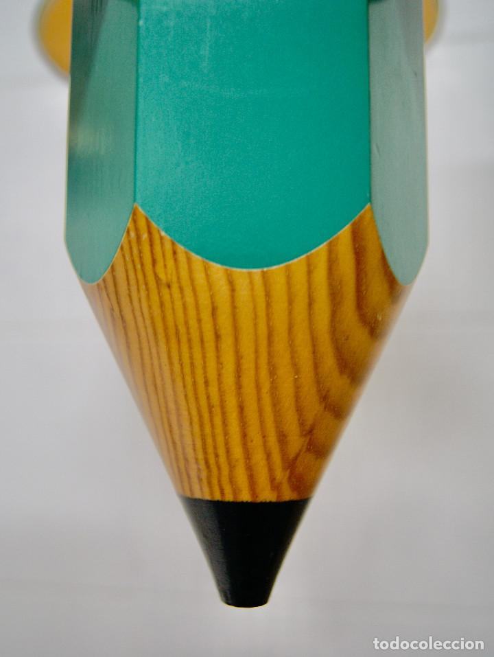 Vintage: lampara de techo lapicero verde - Foto 13