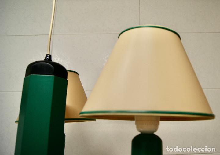 Vintage: lampara de techo lapicero verde - Foto 15