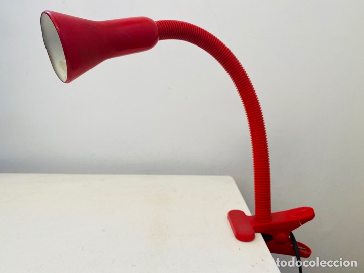 Vintage: L&aacute;mpara Pinza Roja - Foto 4