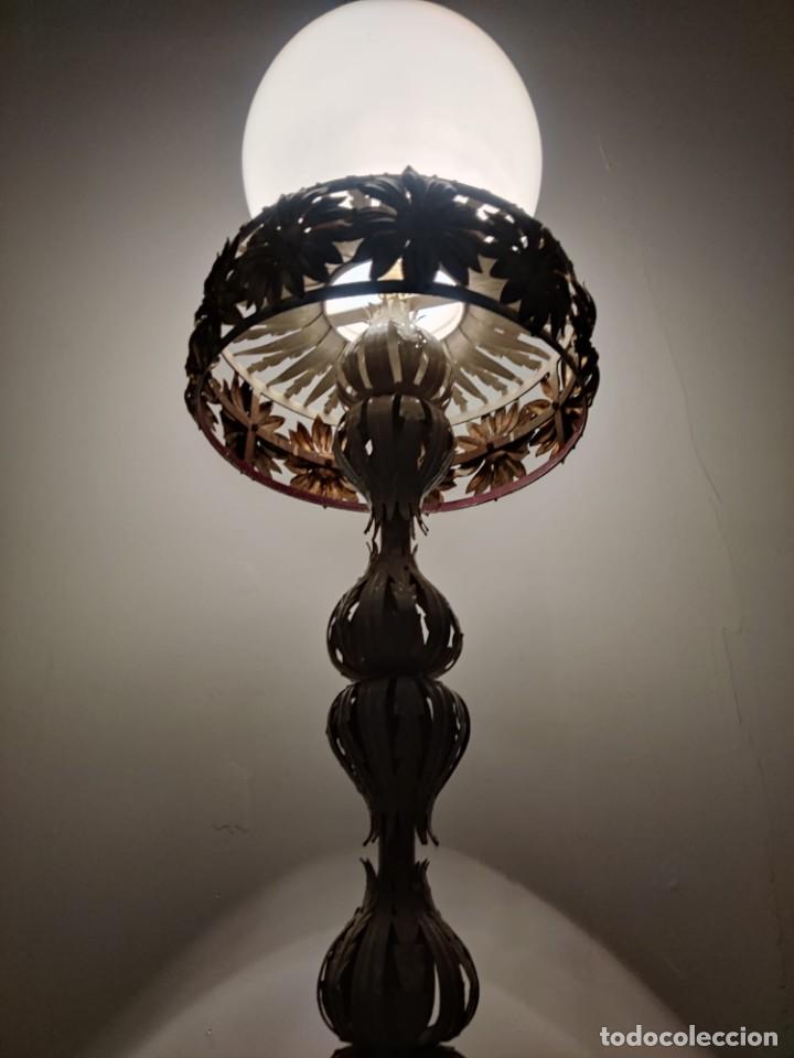 Vintage: Exclusiva l&aacute;mpara de pie estilo Maison Jansen , 1960s - Foto 4